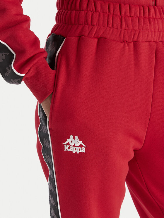 Kappa Kappa Pantaloni da tuta Banda Adina 311M8HW Rosso Regular Fit