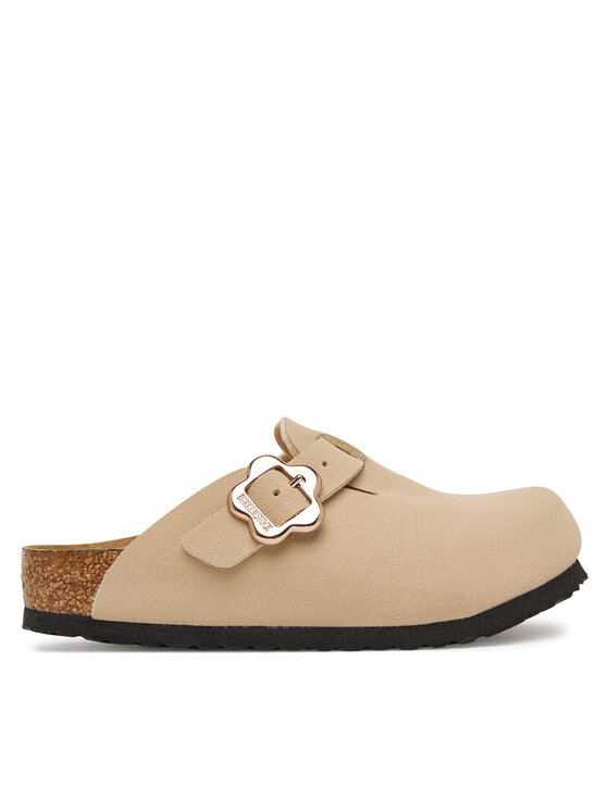 Birkenstock Шльопанці Birkenstock Boston Flower Buckle 1030630 S Бежевий