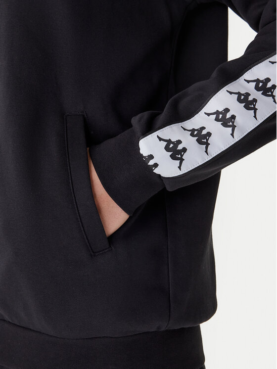 Kappa Kappa Sudadera Banda Zamin 3 331U3ZW Negro Regular Fit
