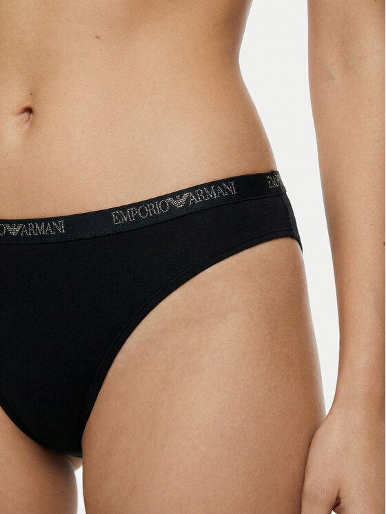 Emporio Armani Underwear Emporio Armani Underwear Conjunto de bragas brasileñas EW000406 AF19024 MC005 Negro