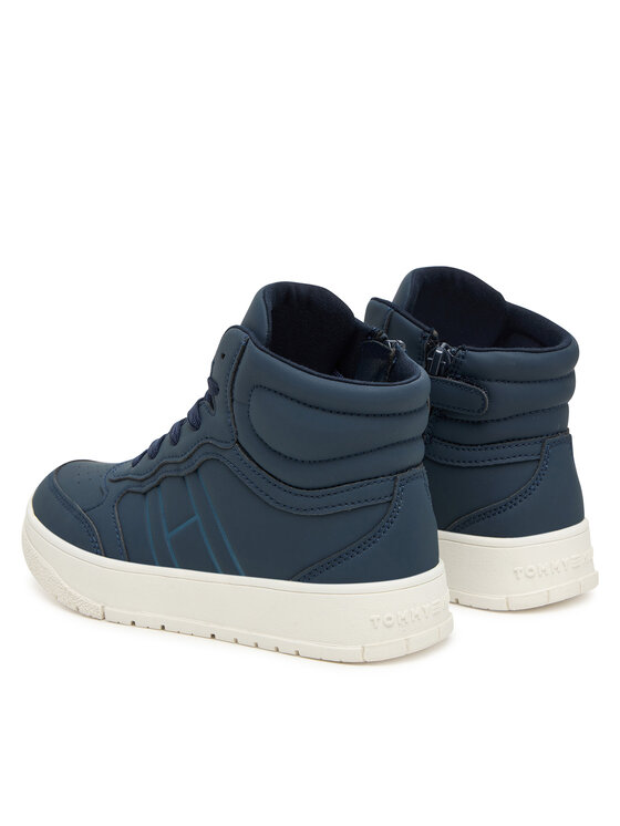 Tommy Hilfiger Сникърси Tommy Hilfiger T3X9-34094-1355 S Тъмносин