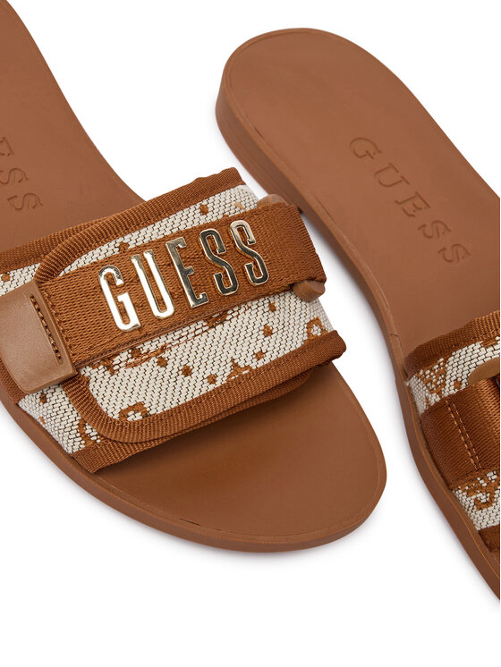 Guess Шльопанці Guess FLJEL5 FAB03 Коричневий