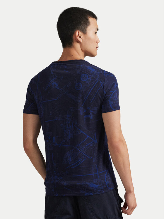 Polo Ralph Lauren Polo Ralph Lauren Camiseta 710P04019001 Azul marino Custom Slim Fit