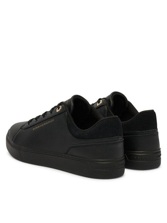 Tommy Hilfiger Laisvalaikio batai Tommy Hilfiger Casual Cupsole Sneaker FW0FW09020 Juoda