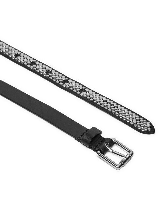 PINKO Dámsky opasok Pinko Cuoio INVECCHIATO 104299 A26O Z99N Čierna