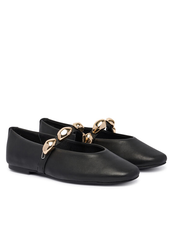 Steve Madden Балетки Steve Madden Poppin Flat 11005437 Чорний