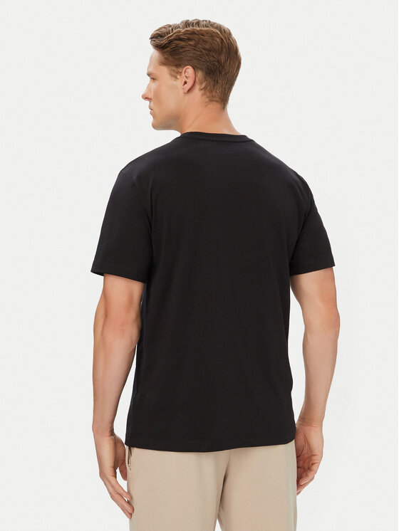 The North Face The North Face T-shirt Evolution Simple Dome NF0A8CZ2 Crna Regular Fit