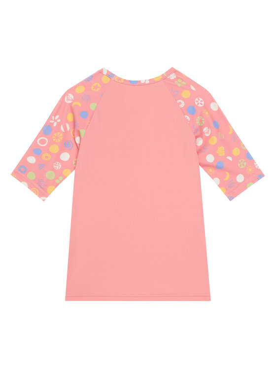 Roxy Roxy Komplet majice i kupaćih gaćica Roxy Dot ERLWR03328 Ružičasta
