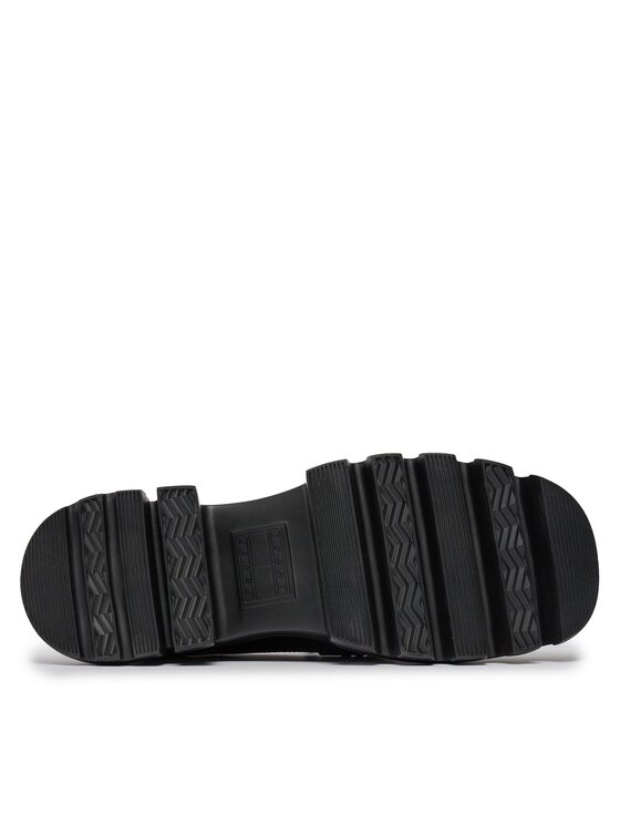 Tommy Jeans лоуфъри с дебела подметка Tommy Jeans Tjw Chunky Loafer EN0EN02504 Черен