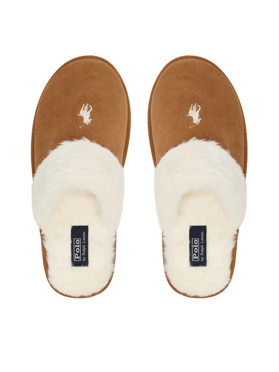 Polo Ralph Lauren Тапочки Polo Ralph Lauren 842P03595001 Коричневий