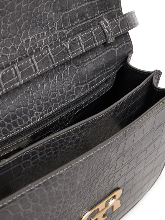 GINO ROSSI Kabelka Gino Rossi CEO-LINA-KQ44-CROCCO Sivá