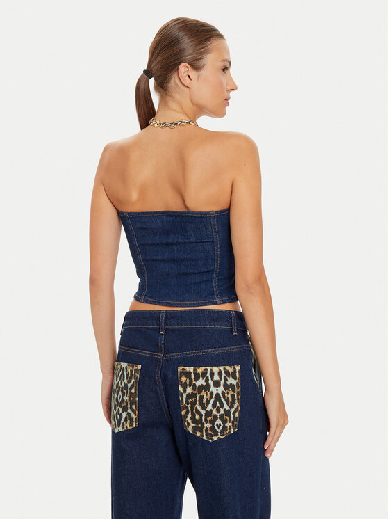 Noisy May Noisy May Топ 27033511 Cиній Slim Fit
