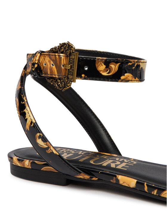 Versace Jeans Couture Босоніжки Versace Jeans Couture 80VA3S61 ZS366 G89 Чорний