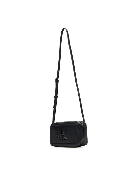 Calvin Klein Torbica Calvin Klein Bold Ck Camera Bag LV04F3220G Crna