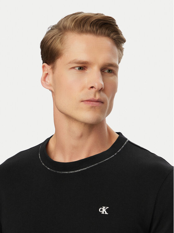 Calvin Klein Calvin Klein Camiseta LV04LF223G Negro Regular Fit