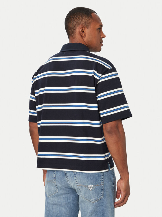 Guess Jeans Guess Jeans Поло M6YP06 K3983 Cиній Regular Fit