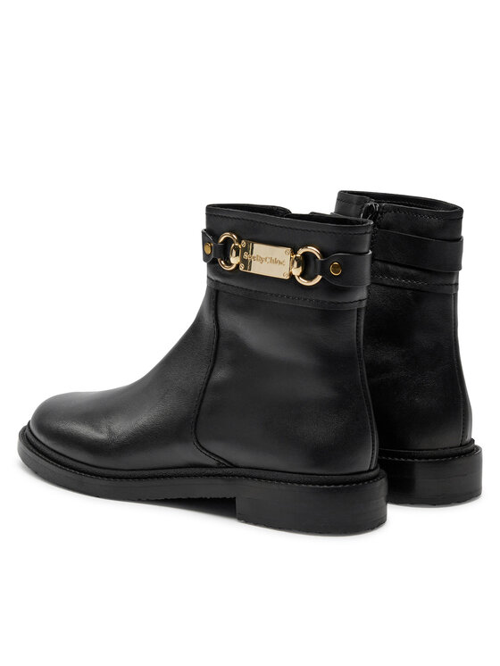 See By Chloé Īsie zābaki See By Chloé Signature SB43034A Melns