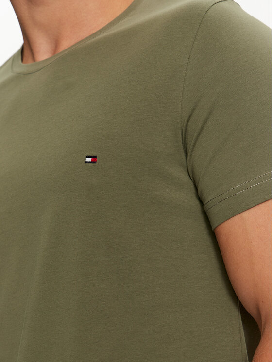 Tommy Hilfiger Tommy Hilfiger T-shirt MW0MW10800 Verde Slim Fit