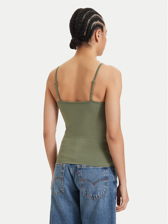 Tommy Jeans Tommy Jeans Top Essential DW0DW20675 Verde Slim Fit