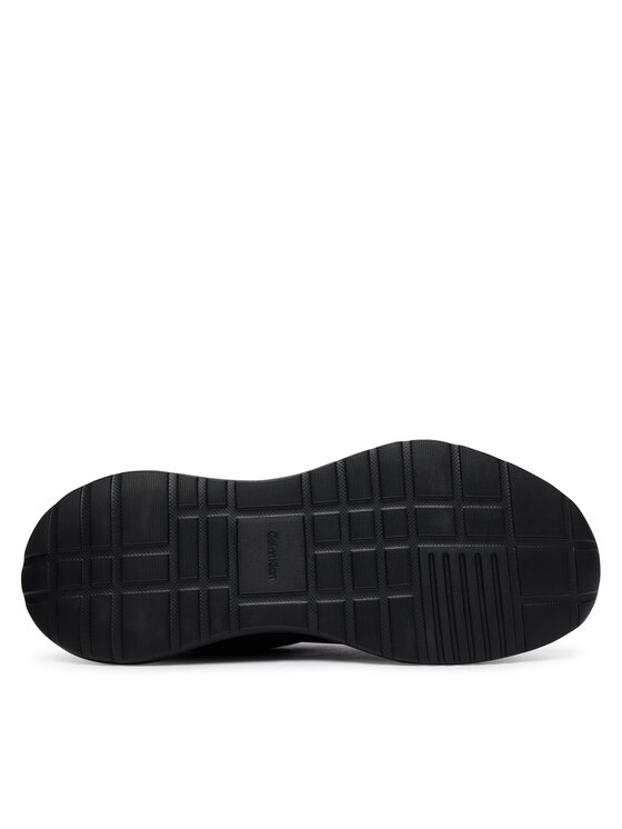 Calvin Klein Sneakersy Calvin Klein Light Eva Runn Laceup Aop HW0HW03292 Čierna