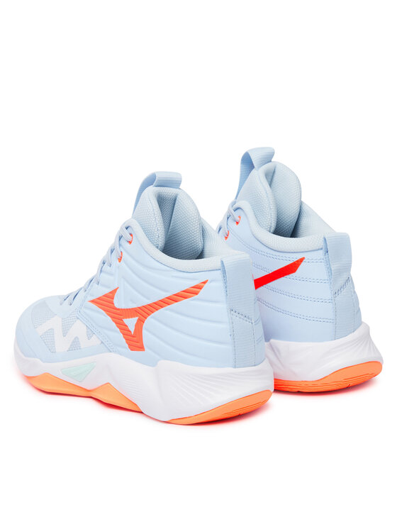 Mizuno Încălțăminte pentru sporturi de interior Mizuno Wave Momentum Pro Mid V1GC2545 Albastru deschis