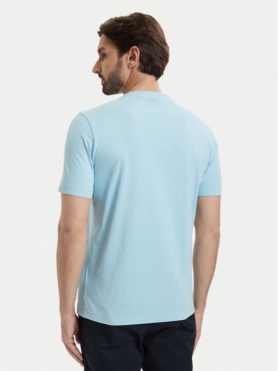 BOSS BOSS Camiseta Tee 50506373 Azul claro Regular Fit