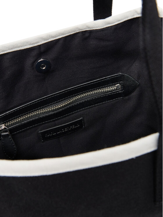 KARL LAGERFELD Kabelka KARL LAGERFELD A3W50018 Čierna