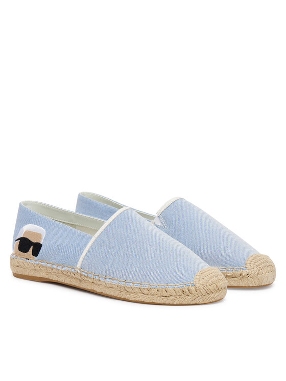 KARL LAGERFELD Еспадрильї KARL LAGERFELD Kamini KL80111G Блакитний