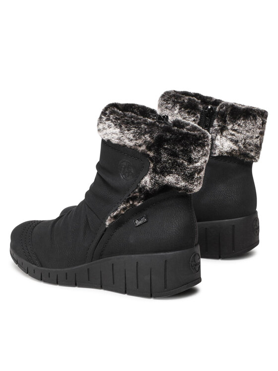 Rieker Botine Rieker Y1361-00 Negru