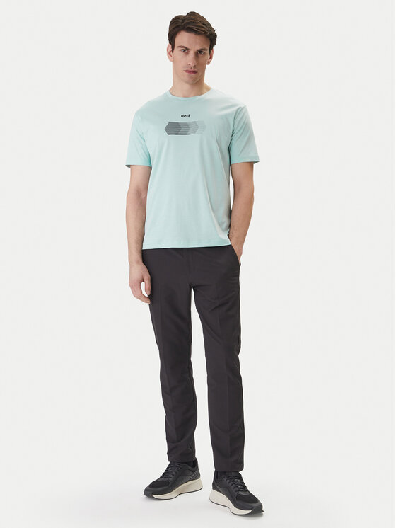 BOSS BOSS Camiseta TS_Unity 50554557 Turquesa Regular Fit