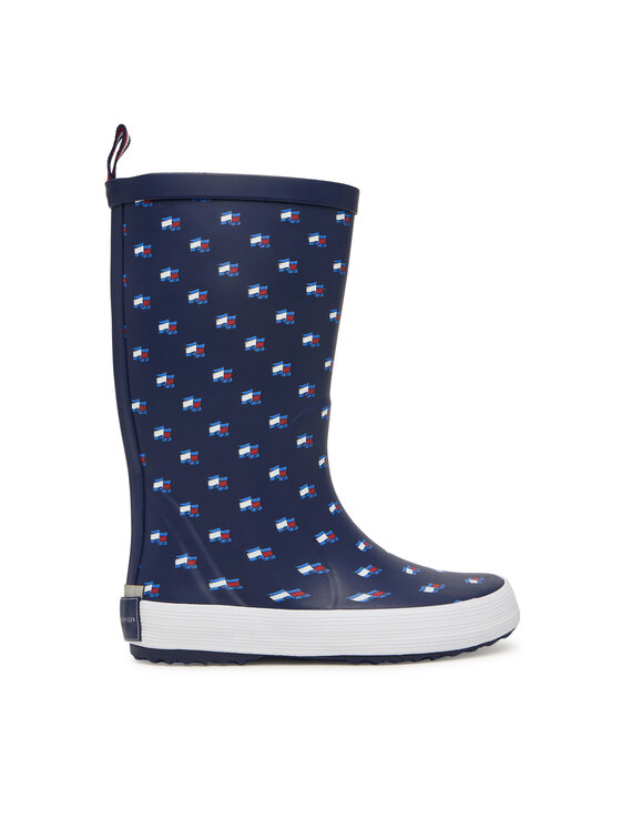 Tommy Hilfiger Gumijasti škornji Tommy Hilfiger Rain Boot T3XC-33922-1846 S Mornarsko modra
