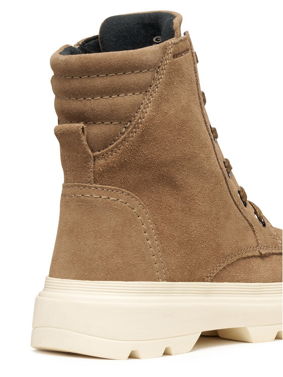 Geox Polokozačky Geox J Kiddartah Wpf J56NDA 00022 C6014 S Hnědá