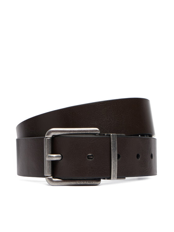 Calvin Klein Opasok Calvin Klein Casual Roller Buckle 35Mm Adj/Re LV04D7103G Čierna