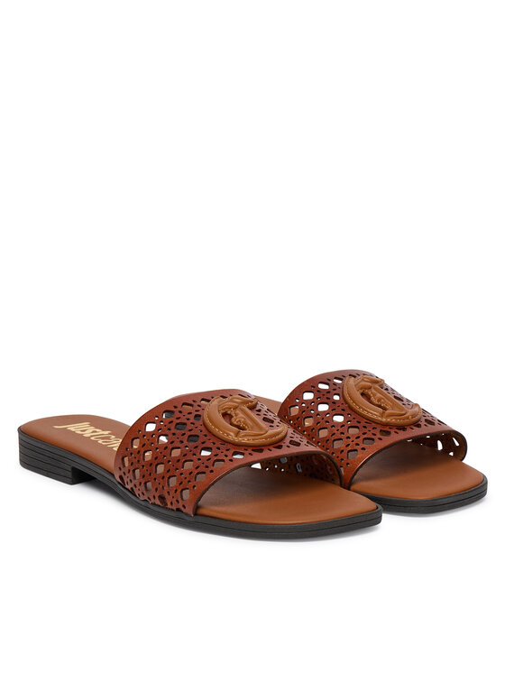 Just Cavalli Klapki Just Cavalli 80RA3S82 ZPB95 Brązowy