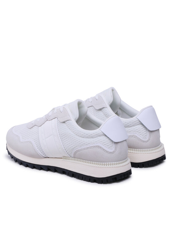 Tommy Jeans Tenisice Tommy Jeans Runner Mix Material EM0EM01167 Bijela