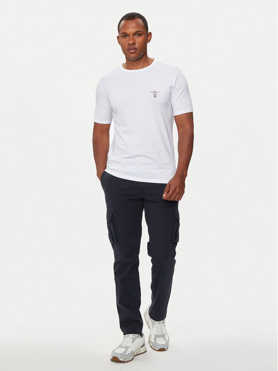 Aeronautica Militare Aeronautica Militare Футболка AM1UTI001 Білий Regular Fit