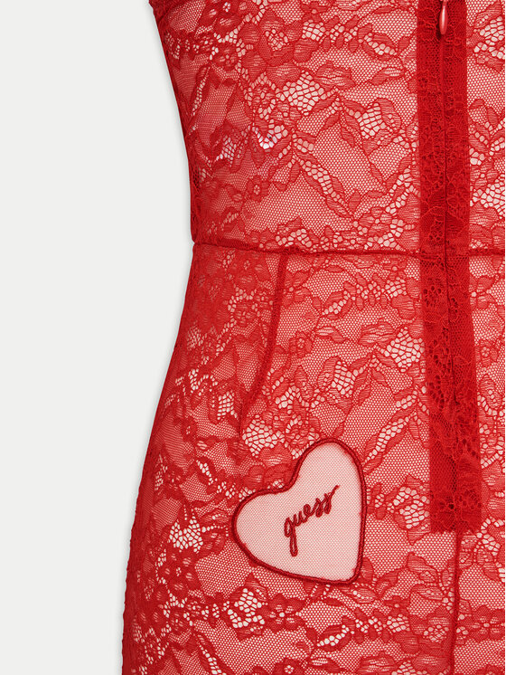 Guess Guess Нічна сорочка O5RK00 KBGT0 Червоний Regular Fit