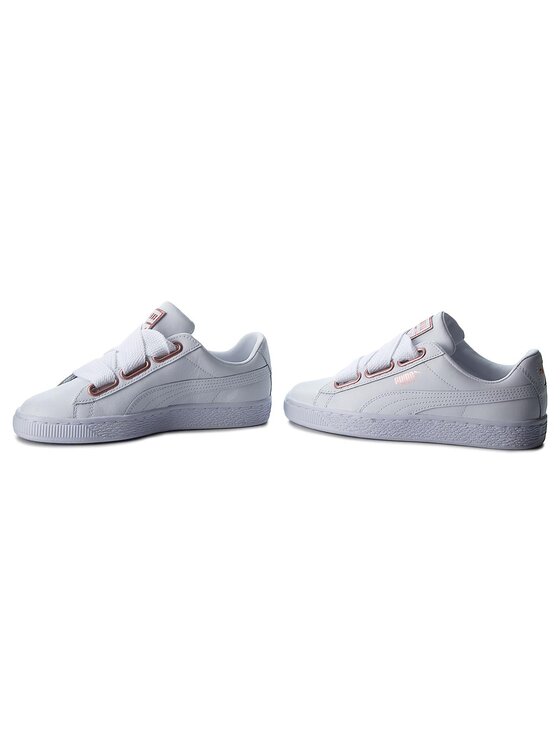 Puma Αθλητικά Puma Basket Heart Leather 367817 01 Λευκό