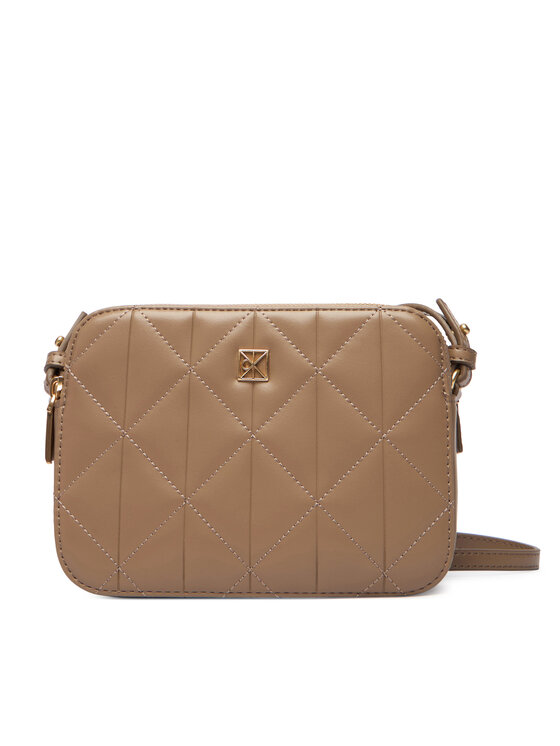 Calvin Klein Rankinė Calvin Klein Quilted Camera Bag LV04F3328G Smėlio