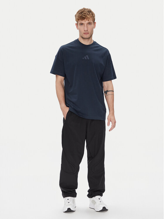adidas adidas Camiseta ALL SZN JX5080 Azul marino Loose Fit