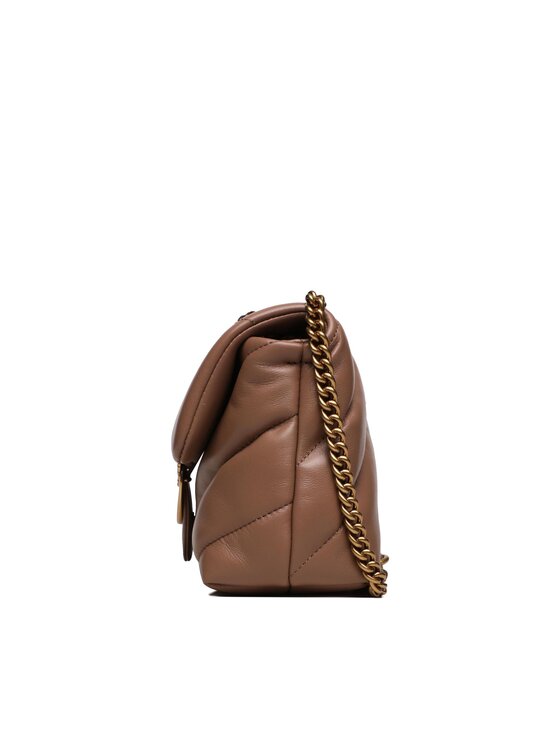 PINKO Torbica PINKO Love Mini Puff Cl AI 23-24 PLTT 100039 A0F2 Smeđa