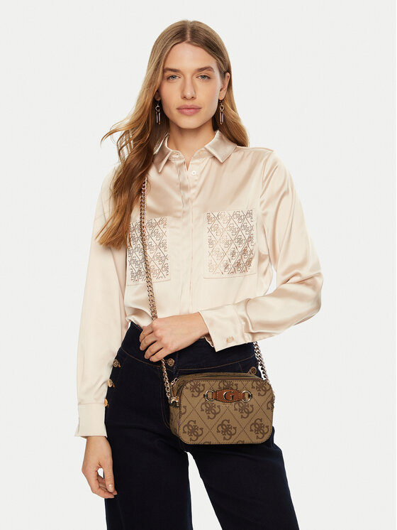 Guess Ročna torba Guess HWOS86 54140 Rjava
