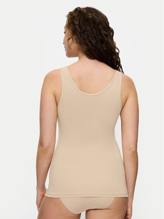 Triumph Triumph Топ Sense Of Modal 10224796 Бежевий Slim Fit