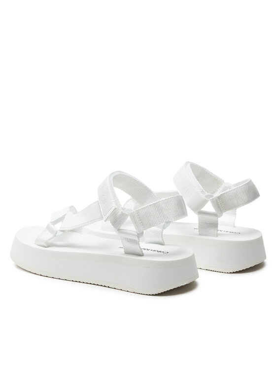Calvin Klein Jeans Basutės Calvin Klein Jeans Sandal Velcro Webbing Dc YW0YW01353 Balta