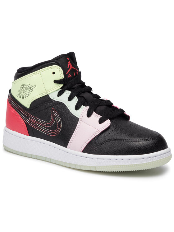 Nike Sportcipők Nike Air Jordan 1 Mid Se (Gs) AV5174 076 Fekete
