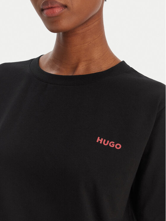 HUGO HUGO Camiseta 50555634 Negro Relaxed Fit