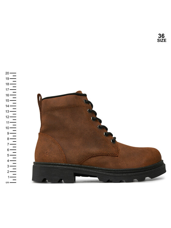 ECCO Kotníková obuv ECCO Grainer K 72822305014 Hnědá