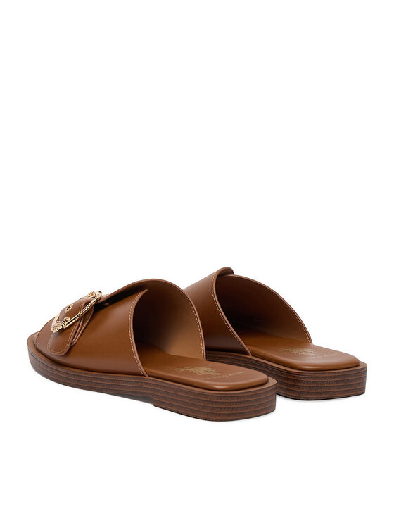 U.S. Polo Assn. Шльопанці U.S. Polo Assn. EO-MARINA002W/6Y1 Коричневий