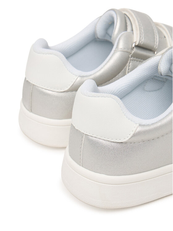 Calvin Klein Sneakers Calvin Klein Low Cut Velcro V1A9-83205-0376 S Argintiu