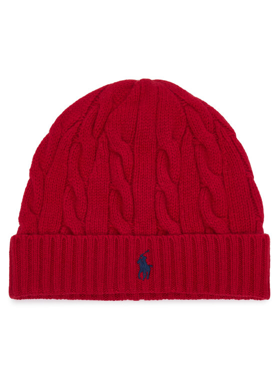 Polo Ralph Lauren Czapka Polo Ralph Lauren 710B23668008 Czerwony